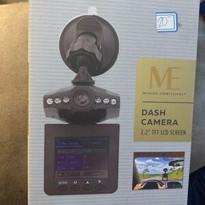 Modern Expressions Black Dash Camera with 2.2" Screen